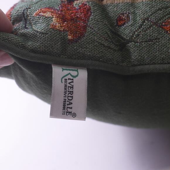 Harvest, Fall, Scarecrow, Riverdale, Embroidered Pillow, Thanksgiving, Tapestry - Picture 3 of 5